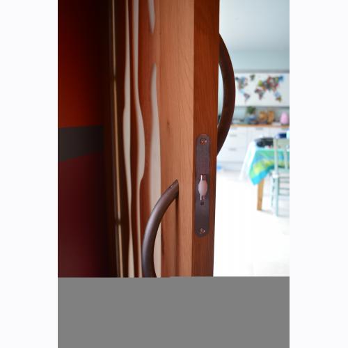 Porte bois avec résine